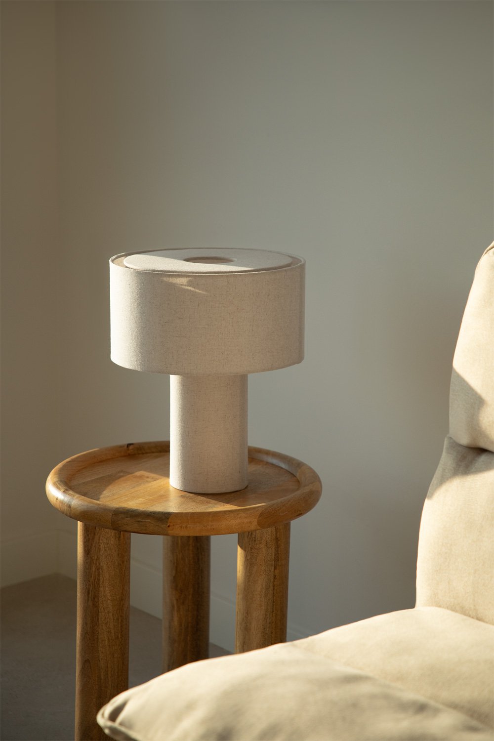 Pianela Linen Table Lamp , gallery image 1