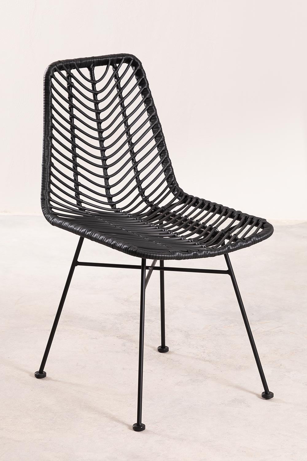 Garden chair DKD Home Decor Multicolour Natural Rattan 61 x 58 x 92 cm 62 x 62 x 92 cm