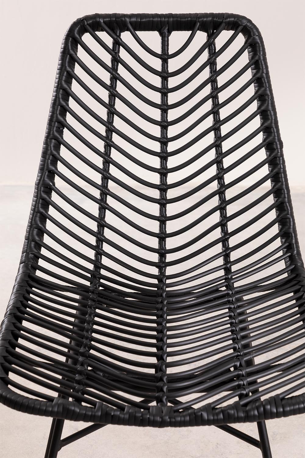 Pack of 2 garden chairs in synthetic rattan Gouda Colors, gallery image 3