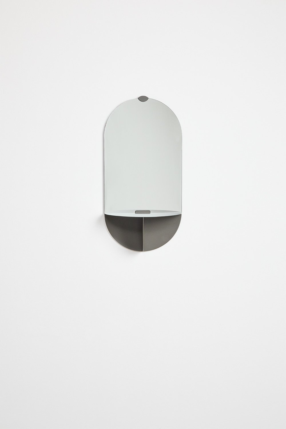 Nubino wall mirror with shelf, gallery image 1