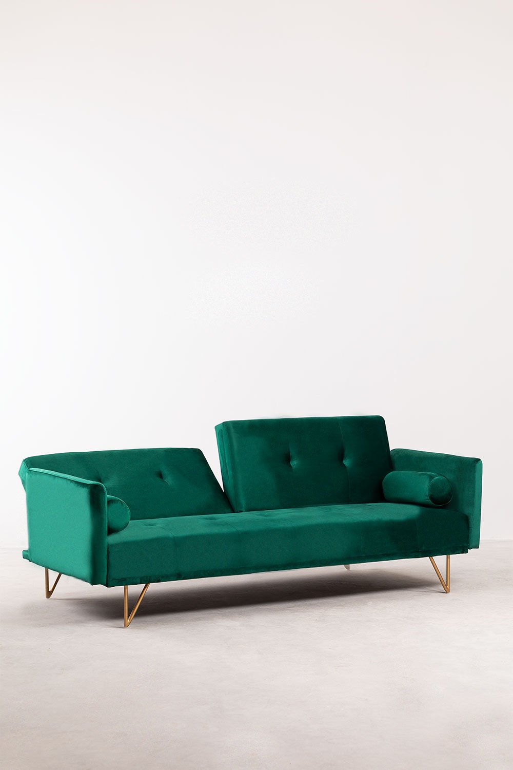 3 Seater Reclining Velvet Sofa Jehrd Essentials , gallery image 2