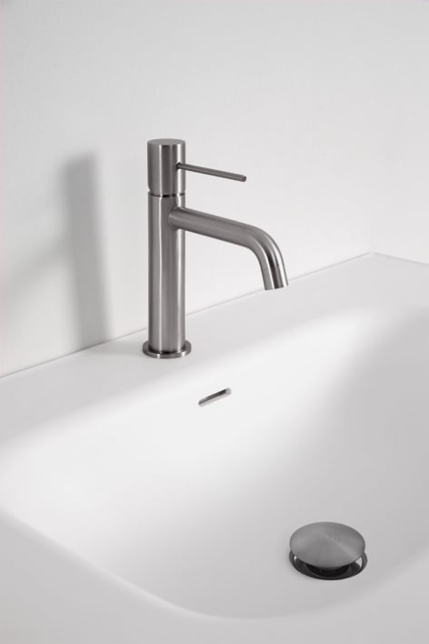 Orveta Click-Clack brass basin faucet and waste valve set