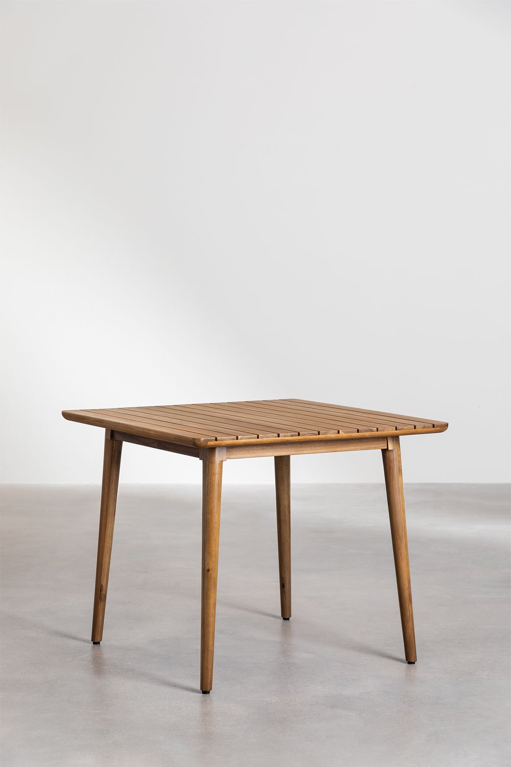 Square dining table in acacia wood (90 x 90 cm) Tenay, gallery image 1