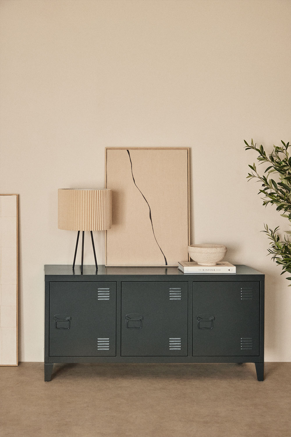 Pohpli Steel Locker TV Cabinet