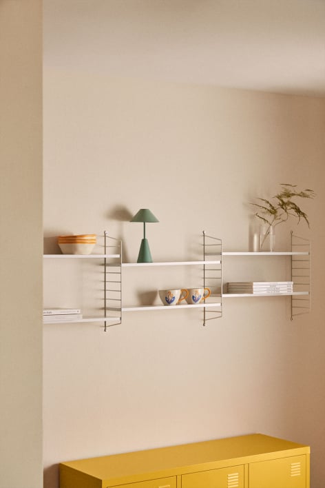 Modular Wall Floating Shelves Emine - White