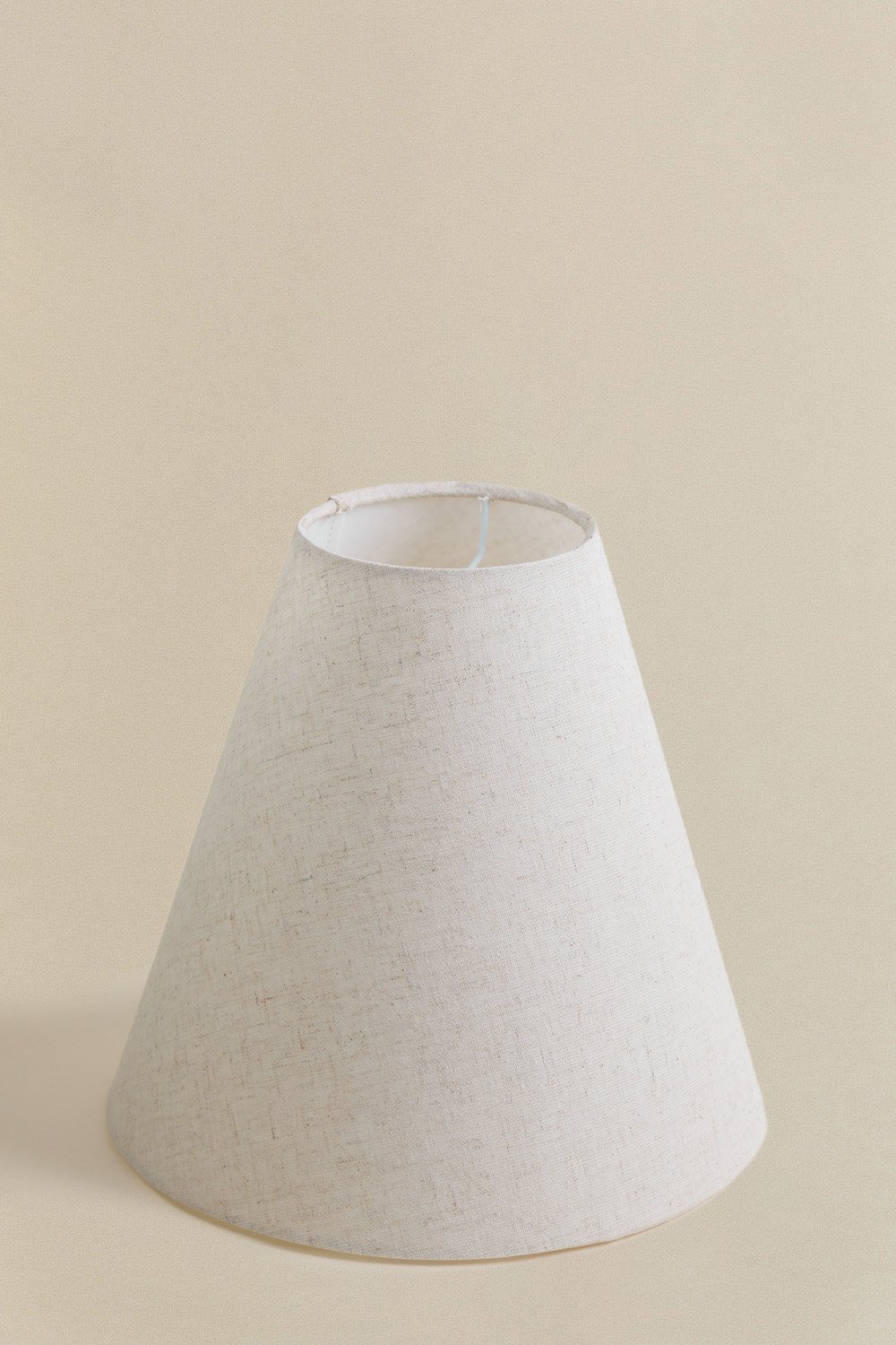 Garnet linen and cotton lampshade, gallery image 2