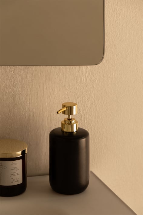 Pierk ceramic soap dispenser - White