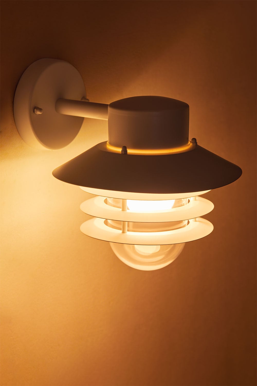 Uvona stainless steel outdoor wall lamp , gallery image 2