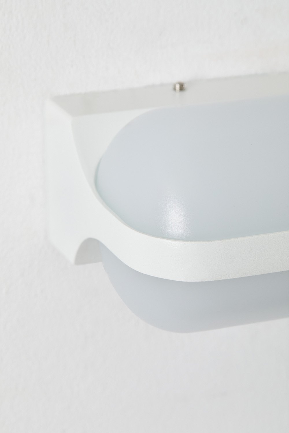 Pivaro LED outdoor wall light in aluminium with 2 light points, gallery image 5