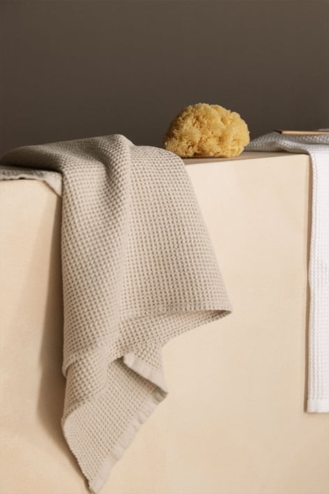 Fiorala waffle cotton towel