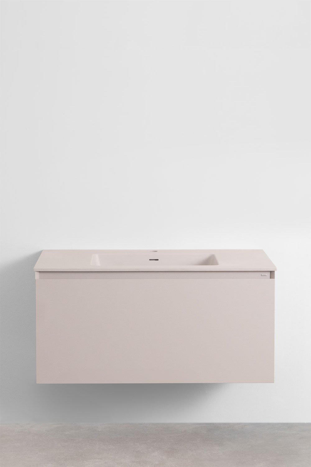 Macrae wooden bathroom furniture set with integrated sink, gallery image 2