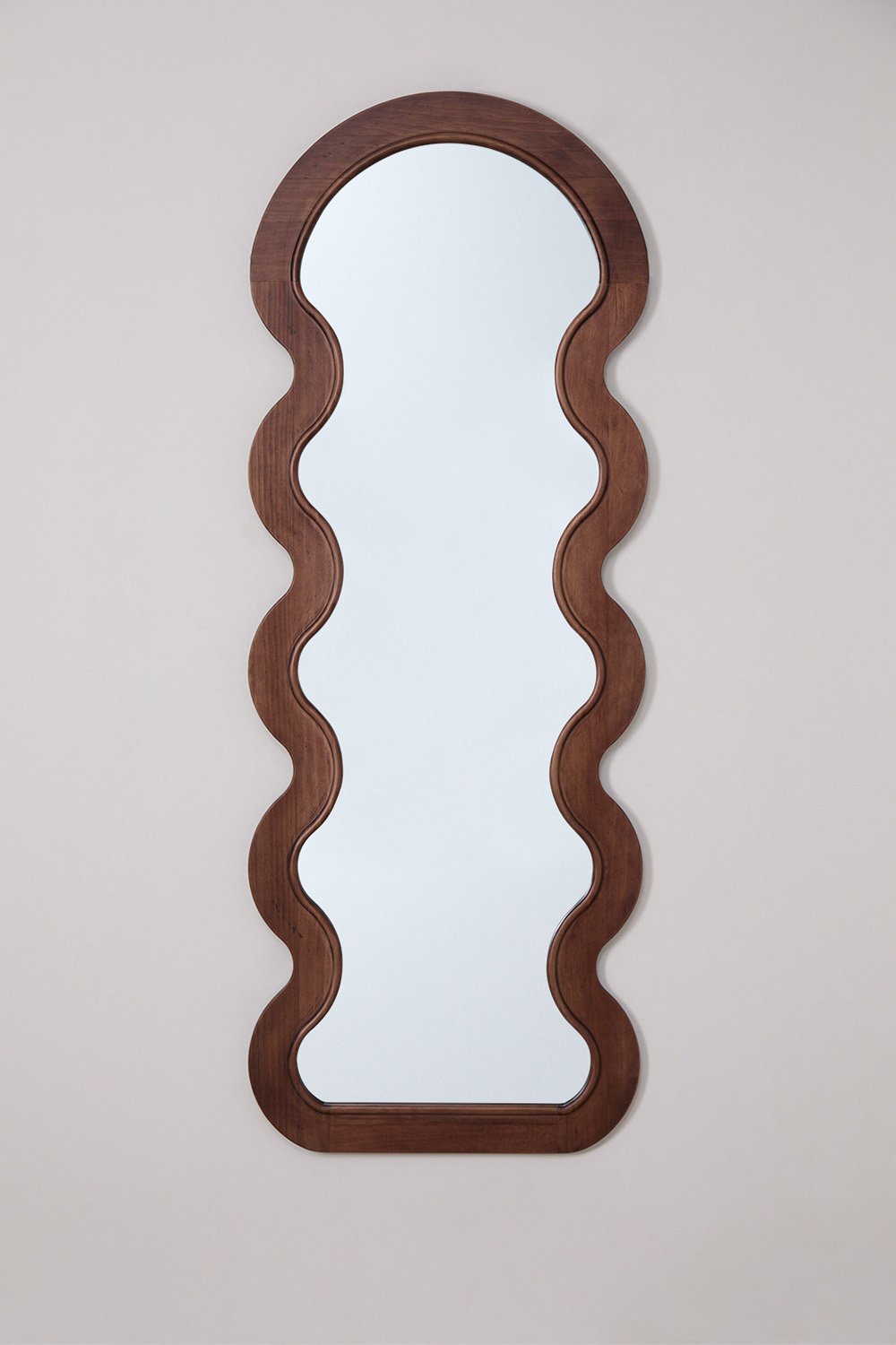 Wall mirror in pine wood (60x160 cm) Landoi, gallery image 2