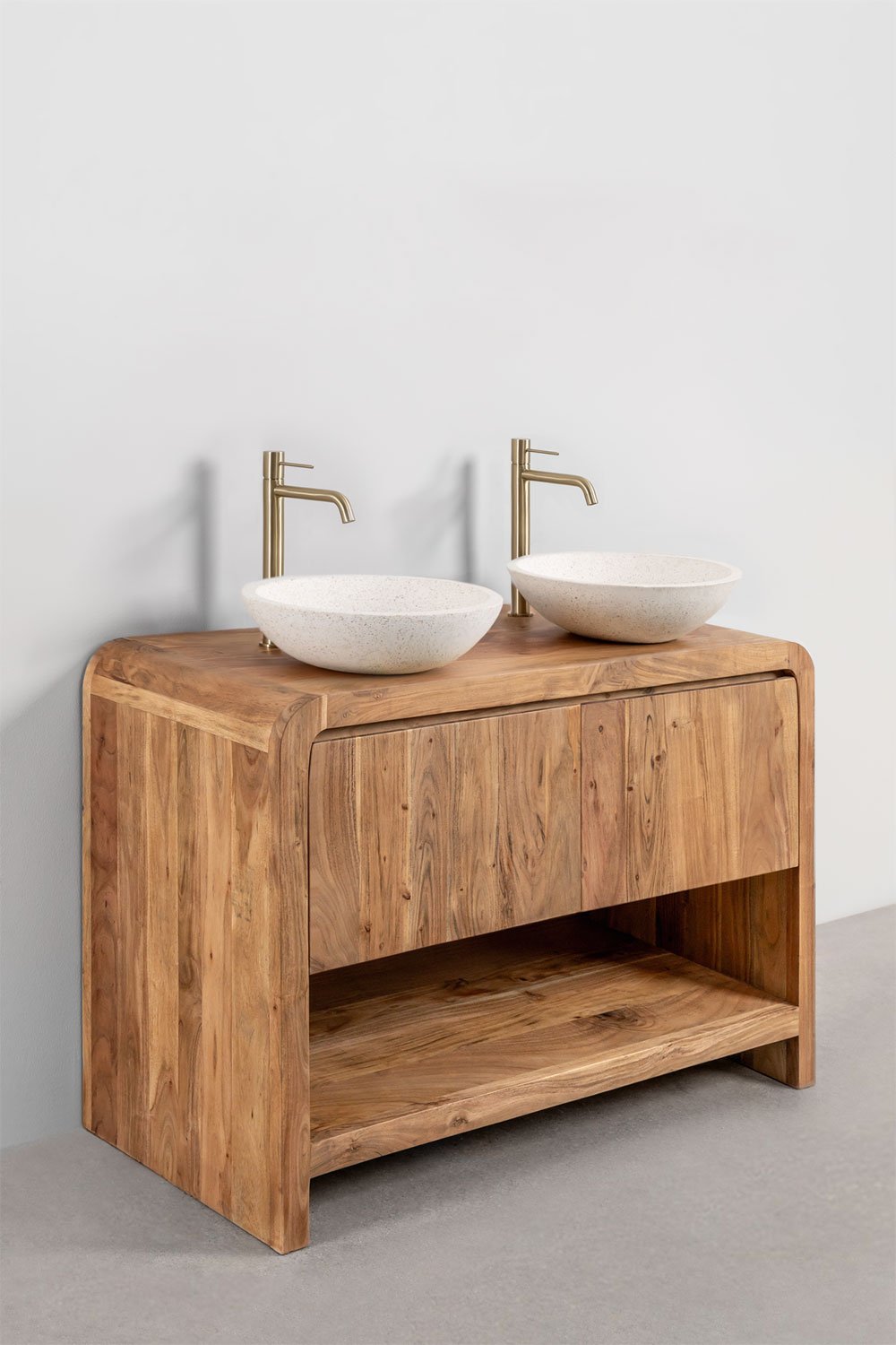 Vacry wooden bathroom furniture set, gallery image 3