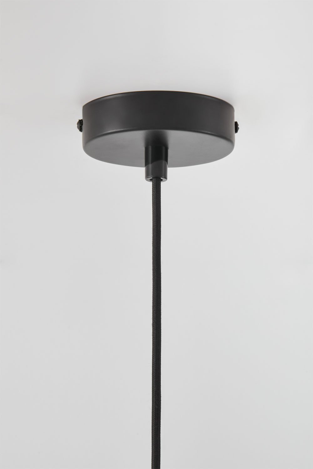 Lorain Metal and Glass Ceiling Lamp, gallery image 6