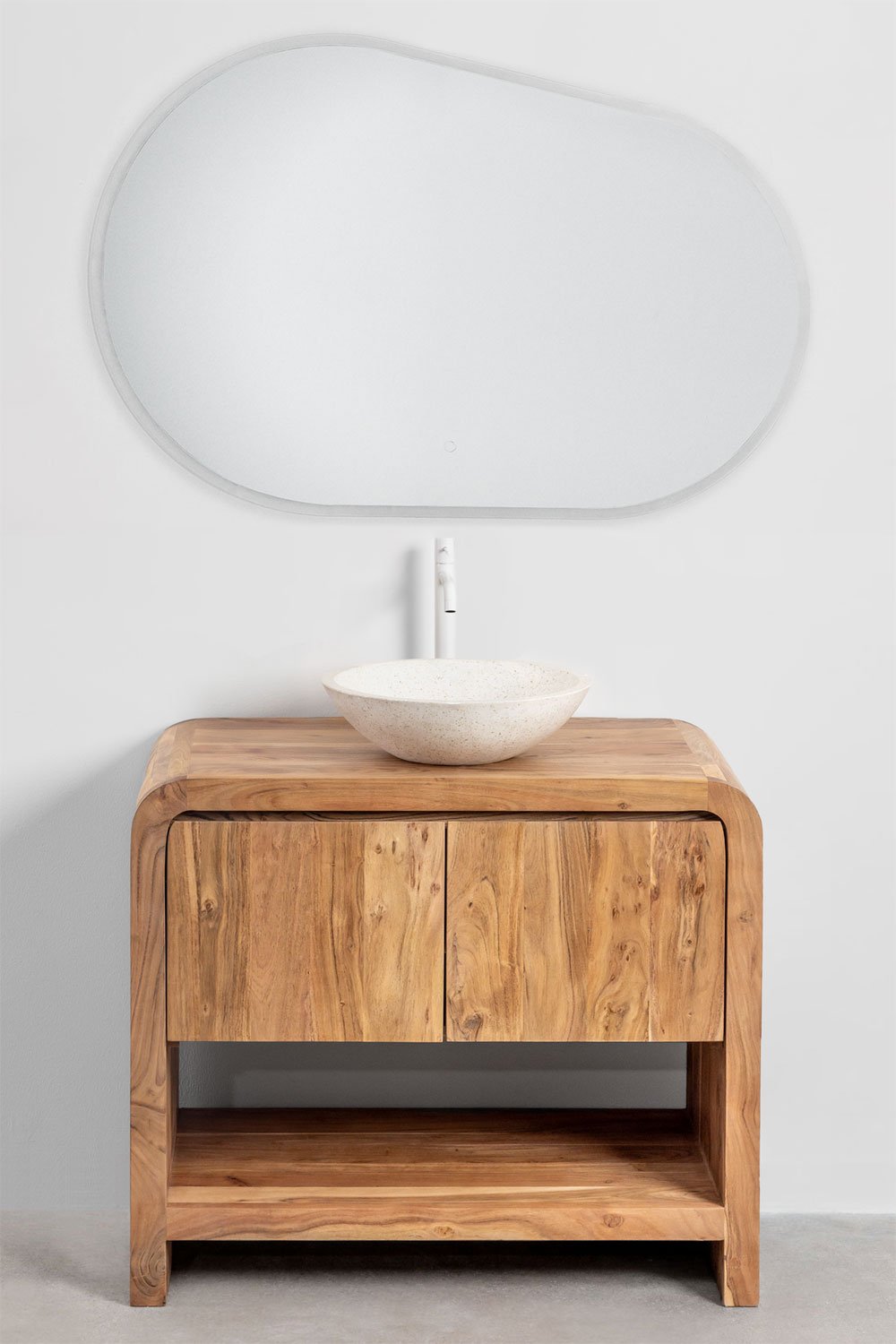 Vacry wooden bathroom furniture set, gallery image 2