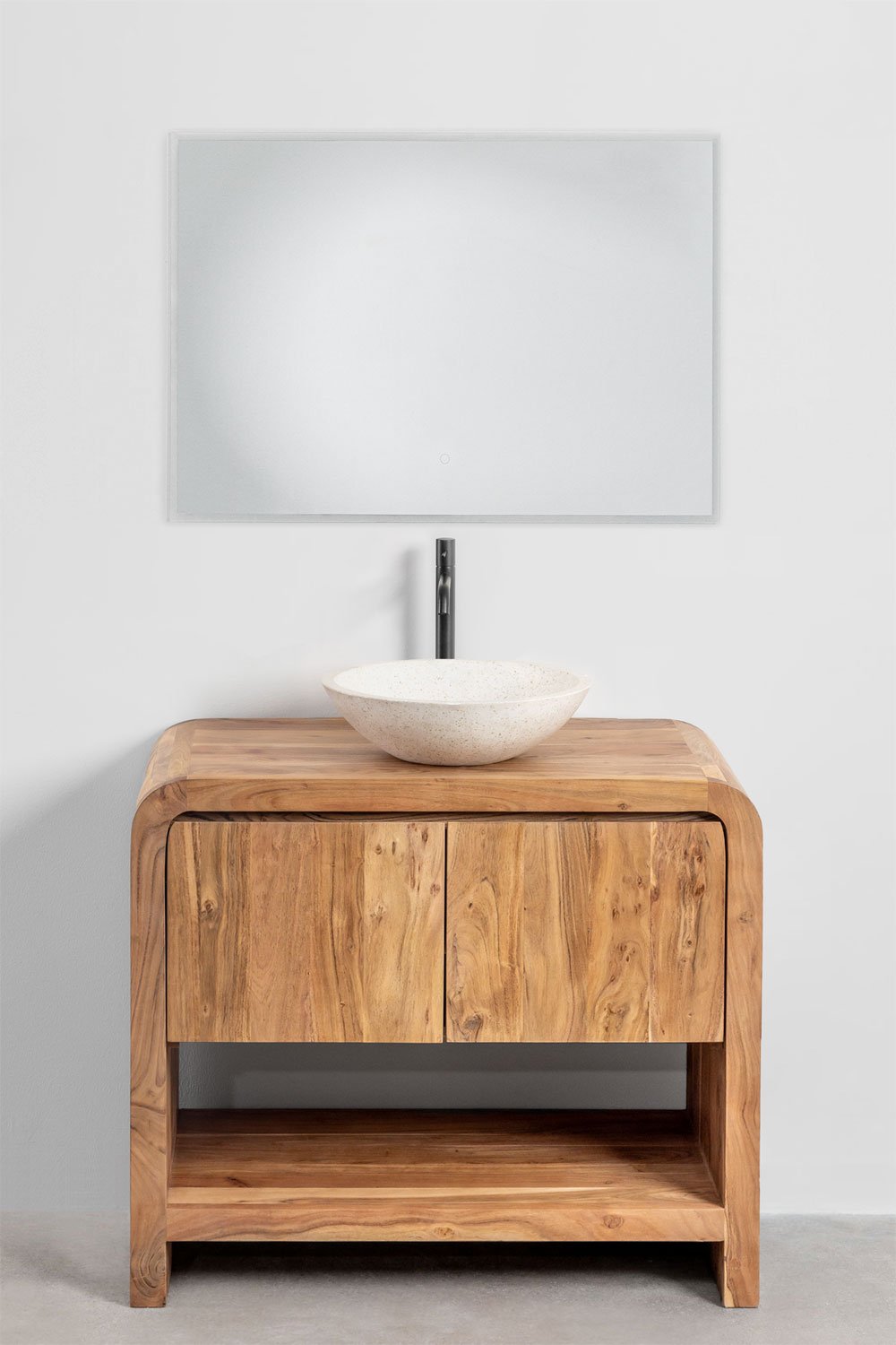 Vacry wooden bathroom furniture set, gallery image 2