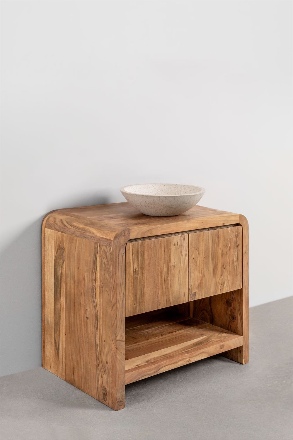 Vacry wooden bathroom furniture set, gallery image 3