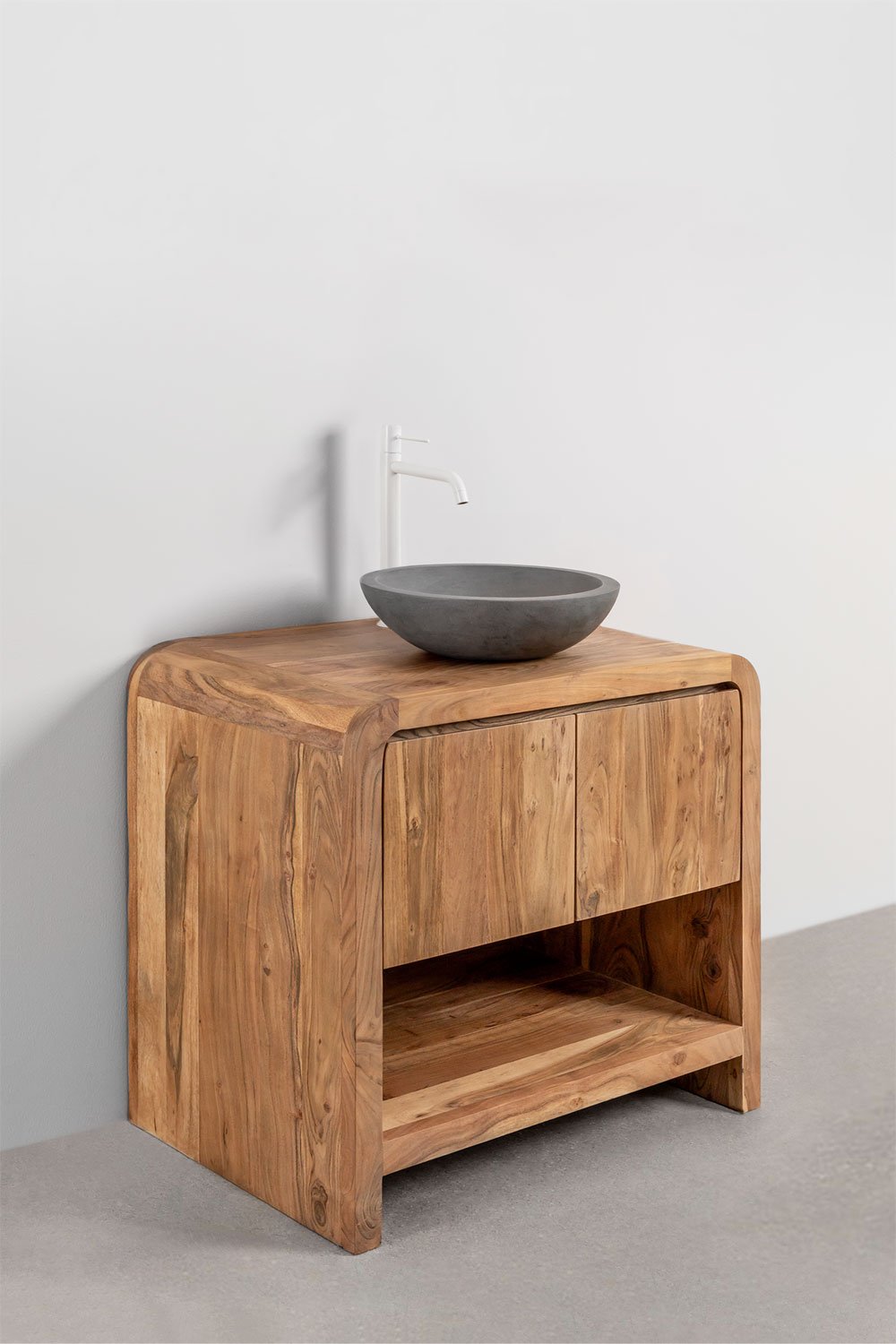 Vacry wooden bathroom furniture set, gallery image 3