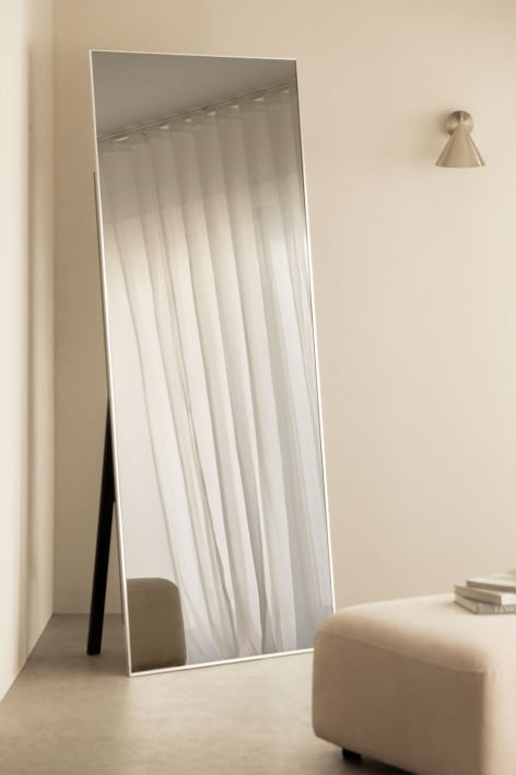 Rectangular Aluminum Standing Mirror (80x200 cm) Ondra