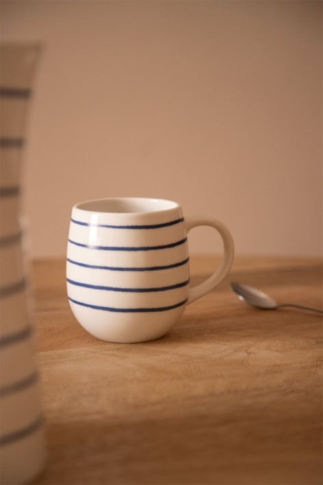 Pack of 2 mugs in new bone china 47 cl Isolda