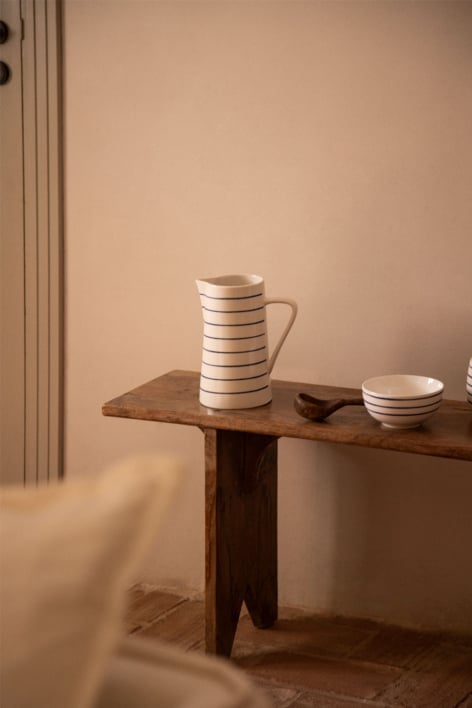 Jug in new bone china 2 L Isolda