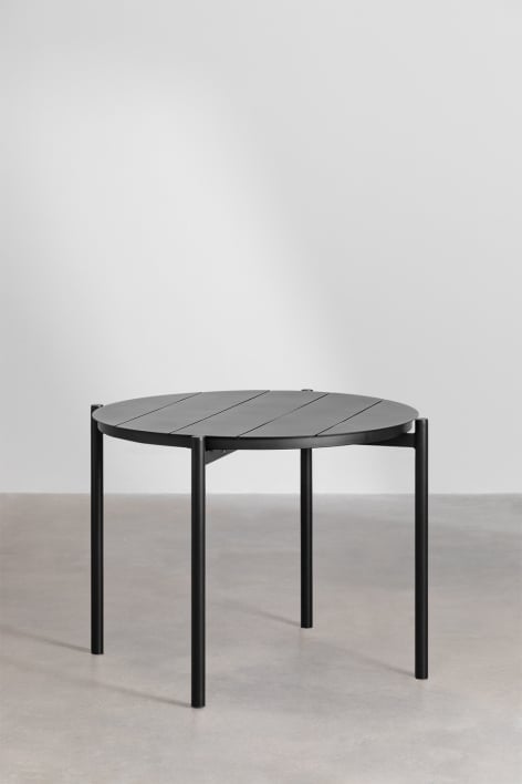 Round aluminum dining table (Ø110 cm) Elton