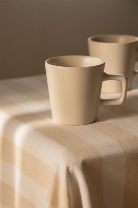 Pack of 2 31cl coffee cups in Sillex stoneware