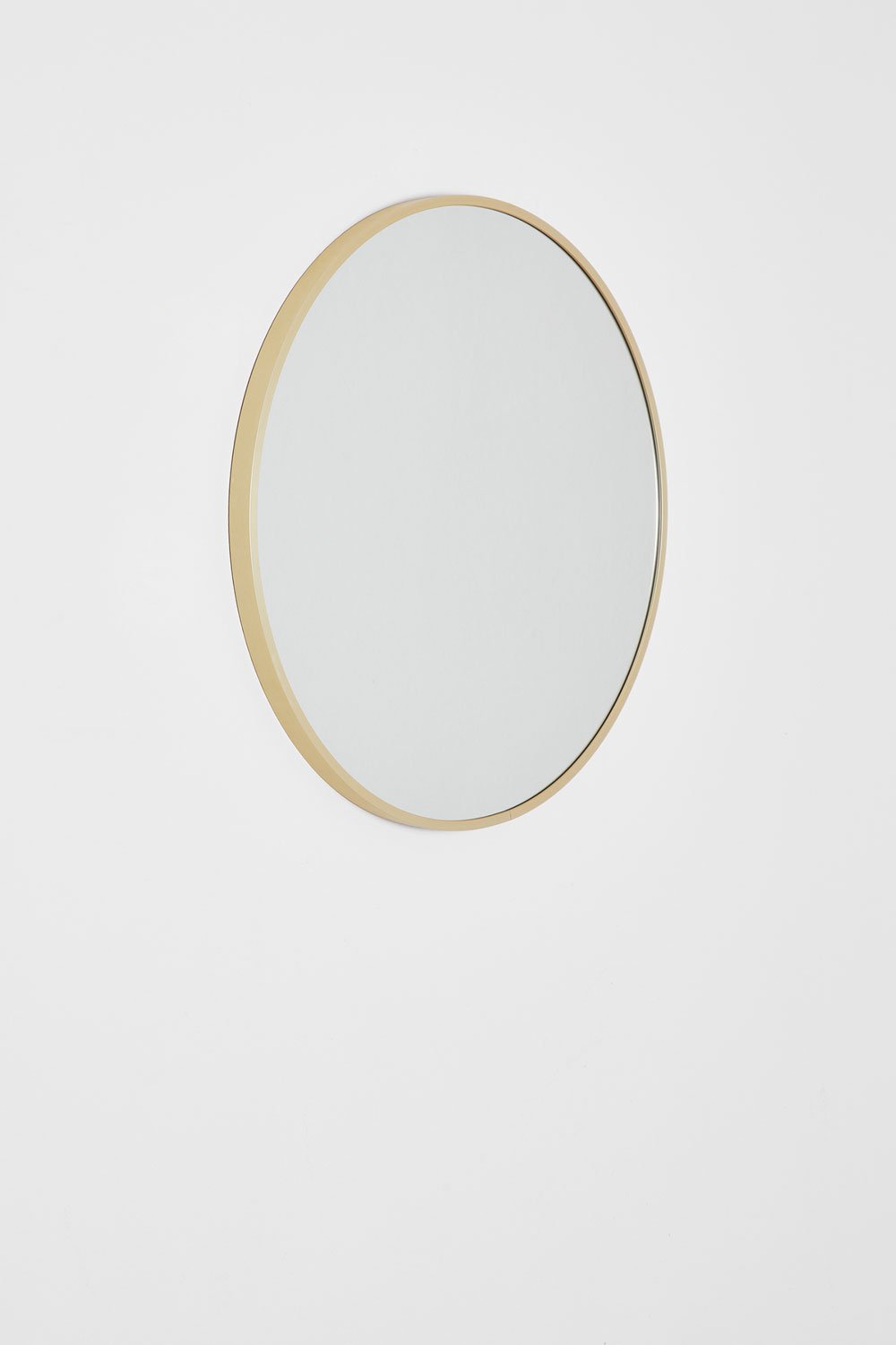 Round Aluminum Wall Mirror (Ø60 cm) Oreste, gallery image 2