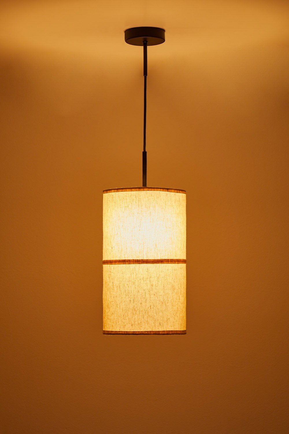 Olinda recycled cotton ceiling lamp, gallery image 2