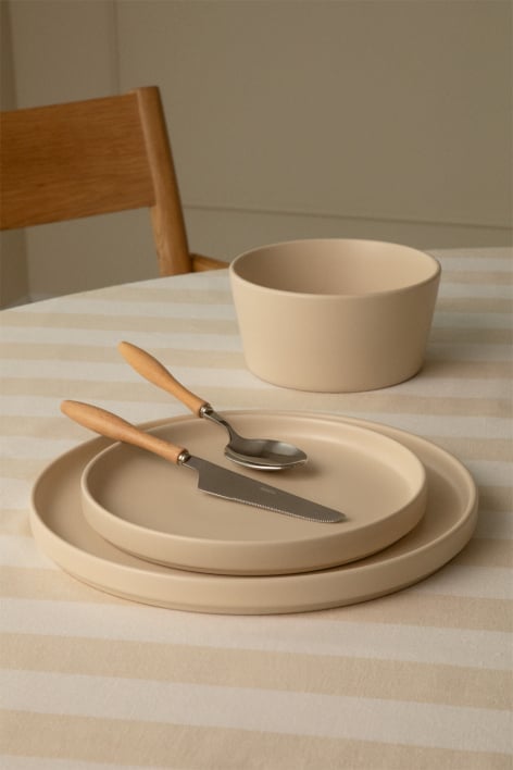 12-piece Sillex stoneware dinnerware set