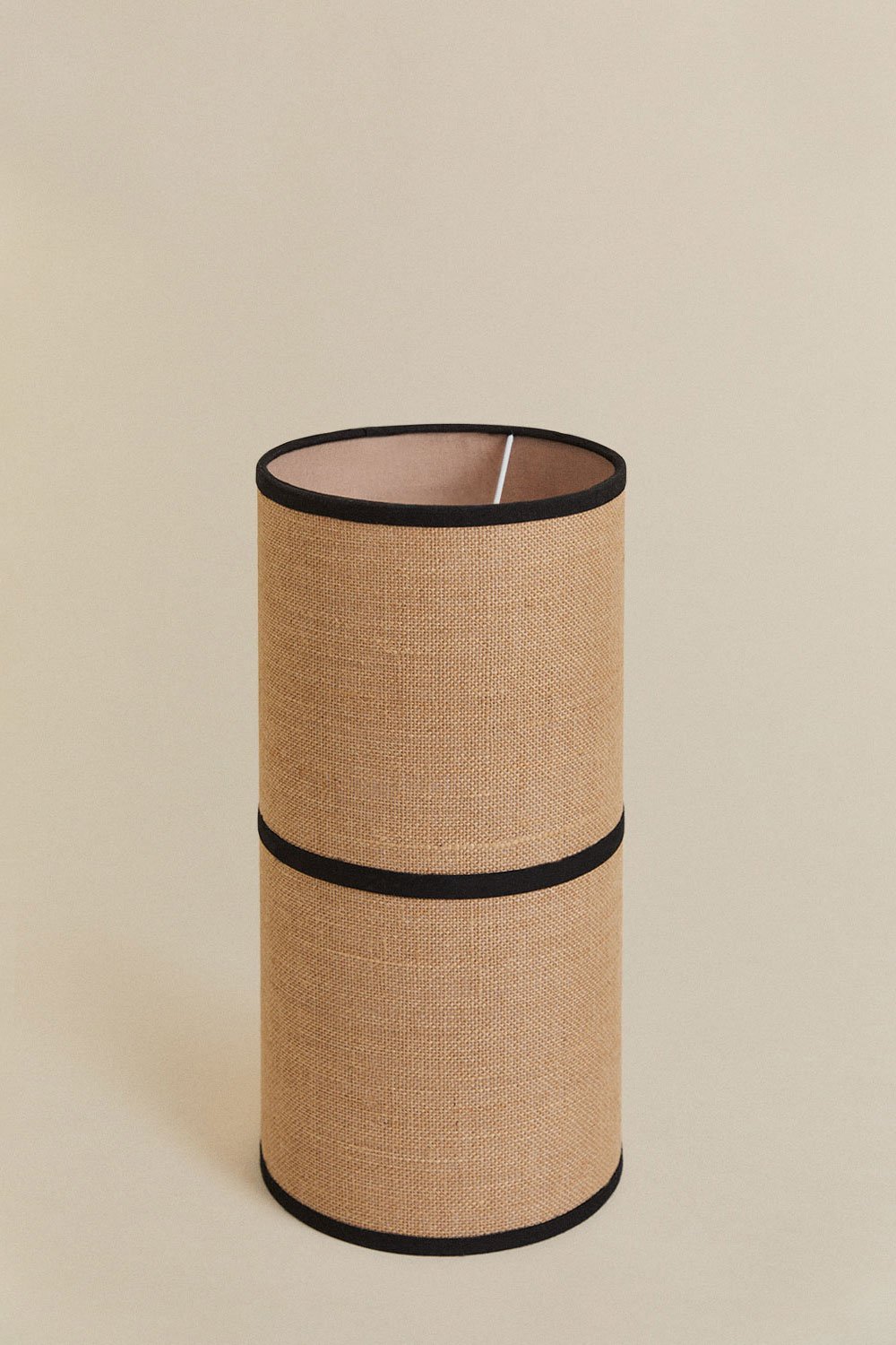 Olinda jute and cotton lampshade, gallery image 1