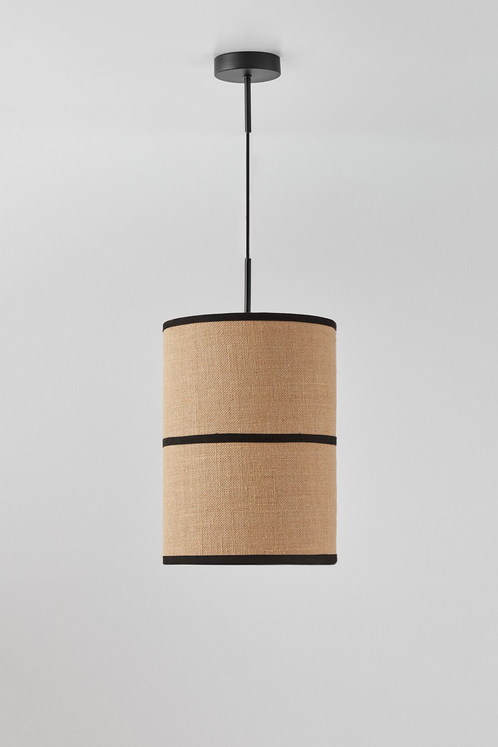 Olinda jute and cotton ceiling lamp, gallery image 2