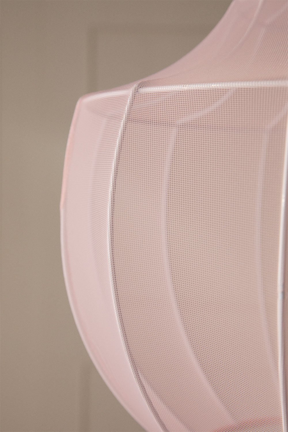 Adaya metal and fabric ceiling lamp, gallery image 2
