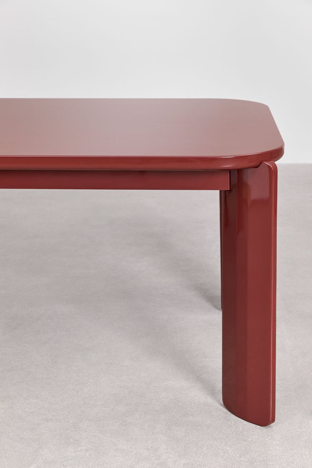 Rectangular dining table 200x100 cm in MDF Geneva, gallery image 7