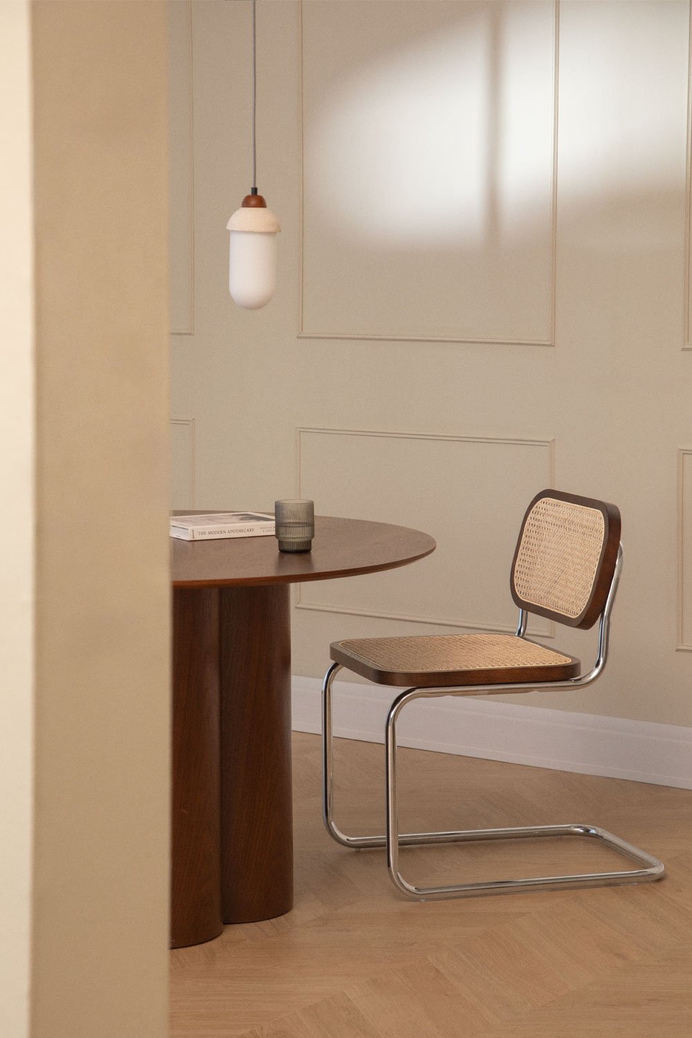 Pack of 2 dining chairs in rattan Tento, gallery image 1