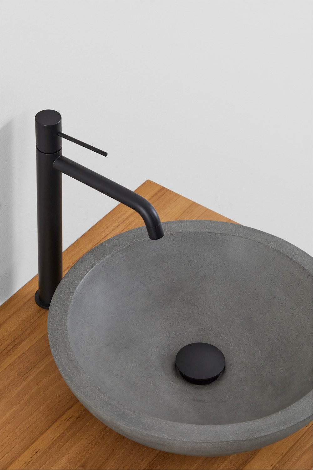 Jabari teak wood wall-mounted bathroom furniture set, gallery image 4