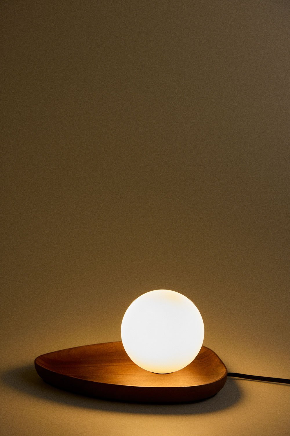 Freidy Acacia Wood Table Lamp, gallery image 2