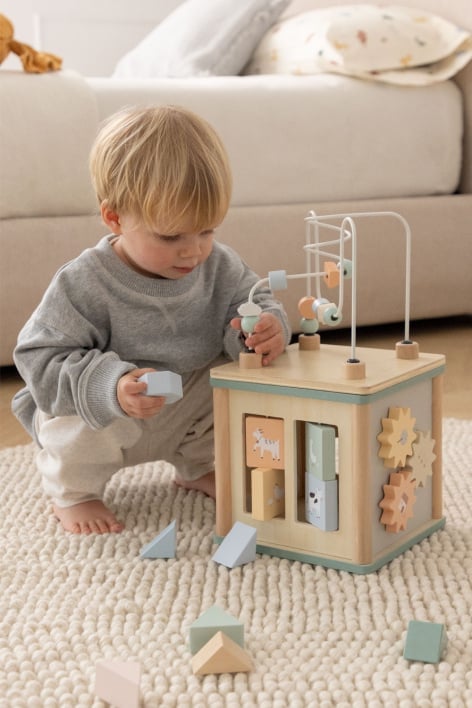 Ardisa Kids Wooden Activity Cube