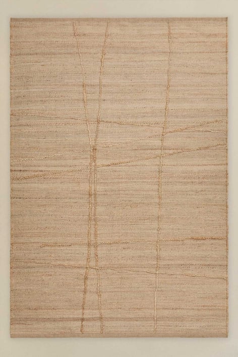 Emeline jute and cotton rug - Beige Semoline