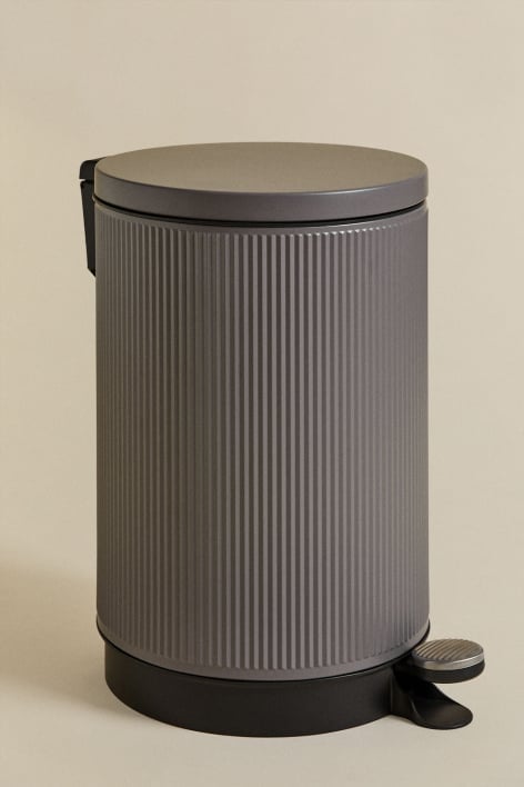 Midler trash can with lid and pedal - Grey Taupe