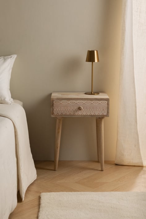 Ukurla mango wood nightstand