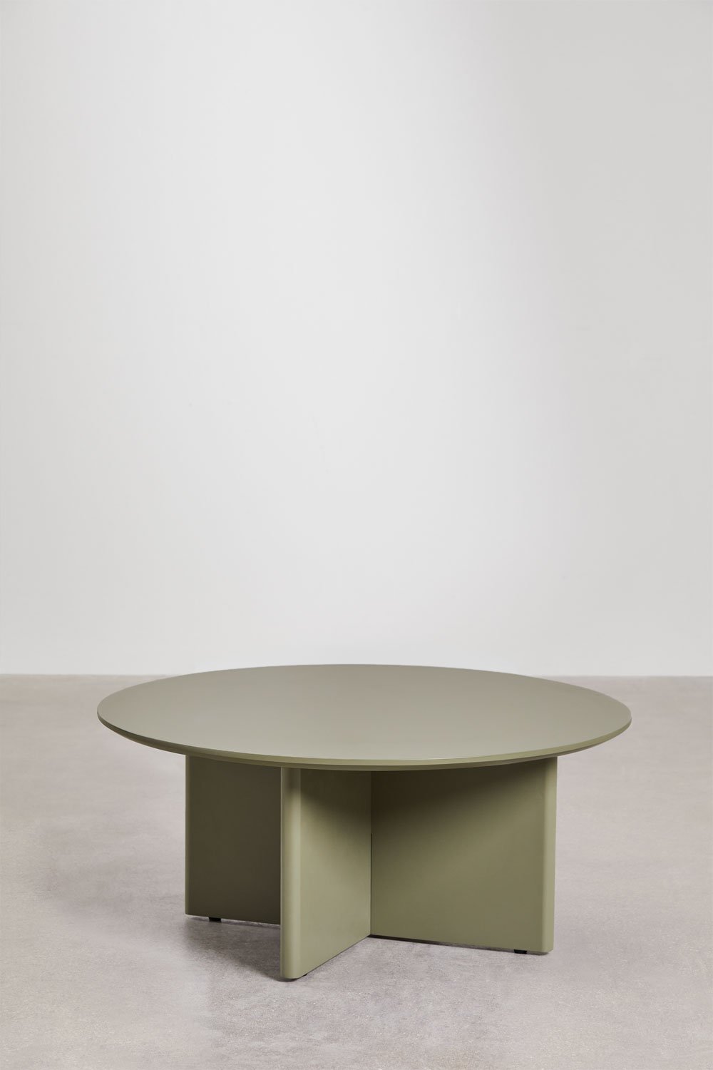 Round coffee table Ø80 cm in MDF Saonara, gallery image 3