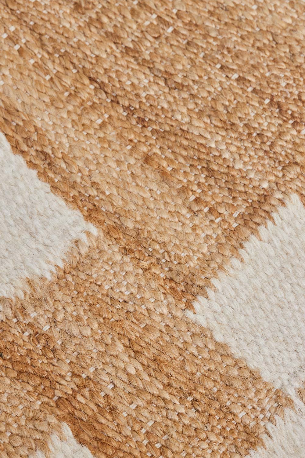 Rectangular rug 200x300 cm in jute and cotton Luebo, gallery image 5
