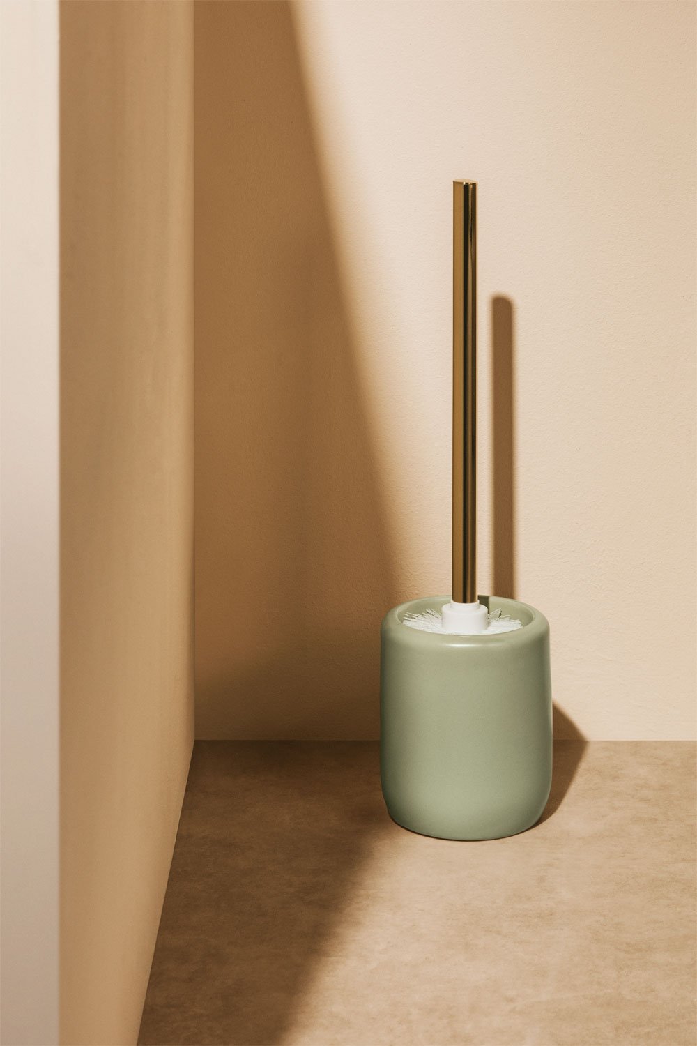 Pierk ceramic & steel toilet brush   , gallery image 1