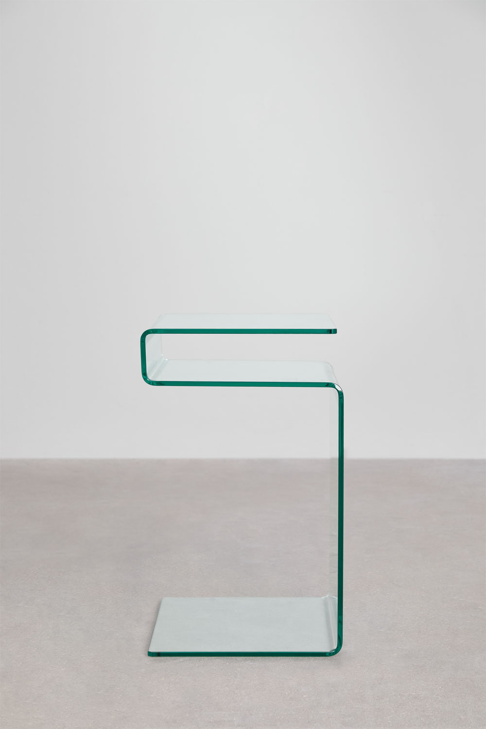 Rectangular side table 40x35 cm in Diora glass - SKLUM