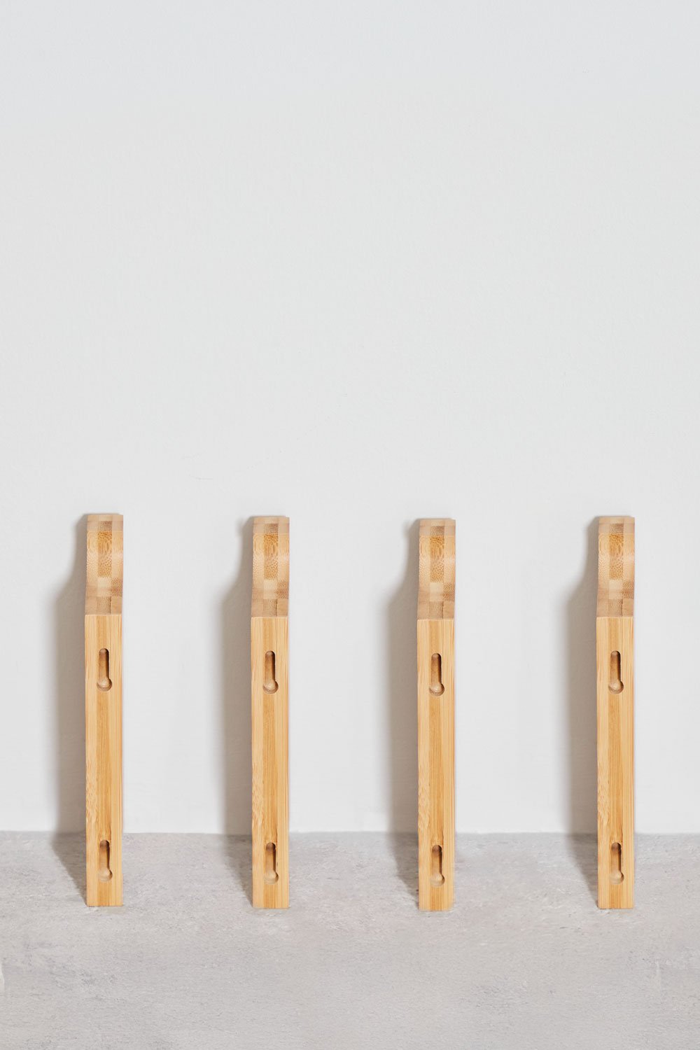 Ambroz bamboo wall coat rack, gallery image 4