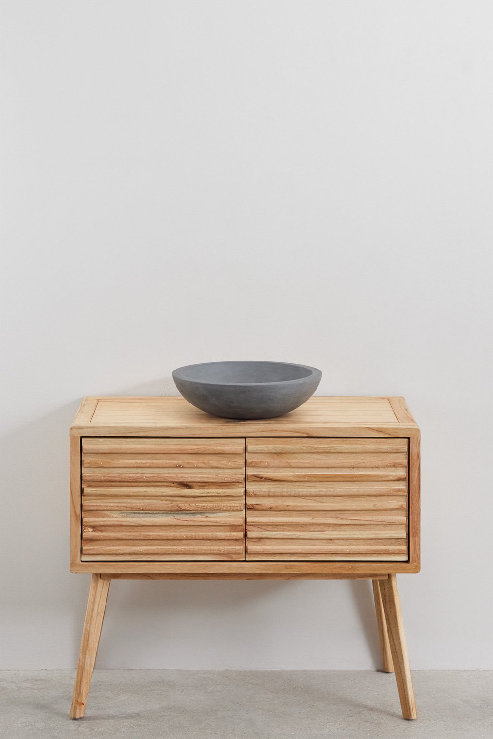 Deleyna 90x45 cm wooden bathroom furniture set, gallery image 2