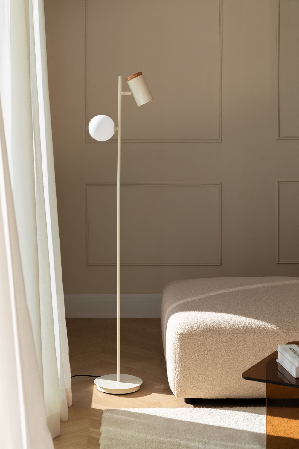 Amaranto Floor Lamp with 2 light points, gallery image 1