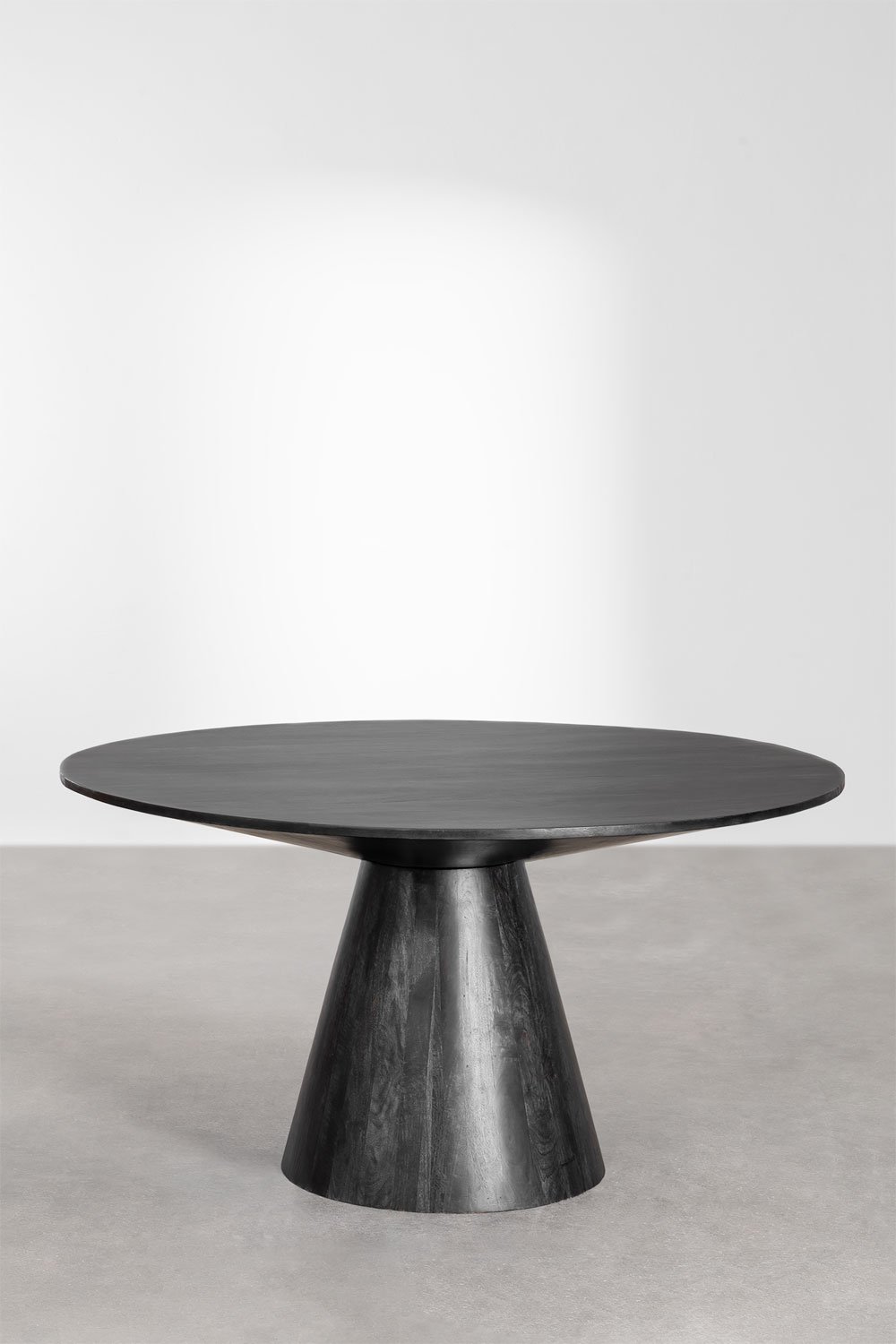 Weymar round mango wood dining table, gallery image 2