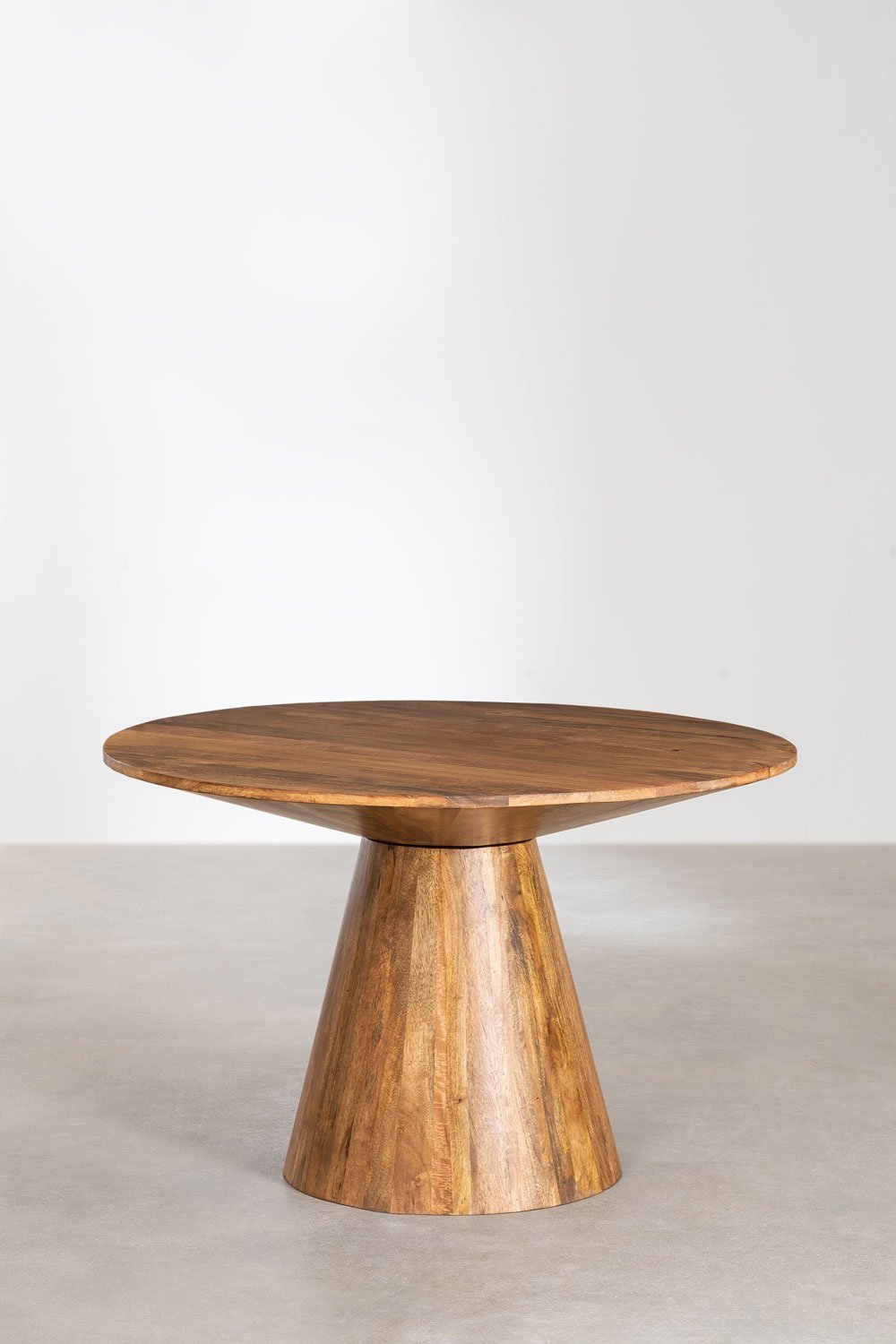 Weymar round mango wood dining table, gallery image 2